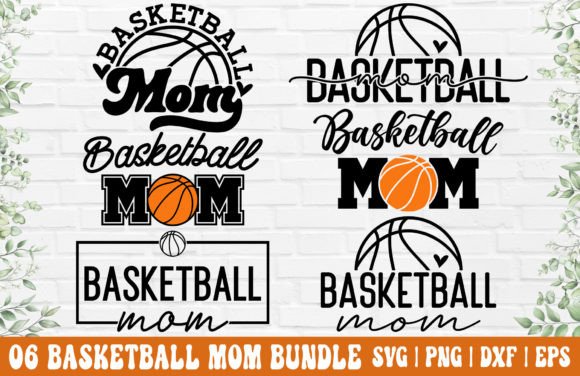 Basketball Mom SVG PNG Bundle: Graphics for Crafts