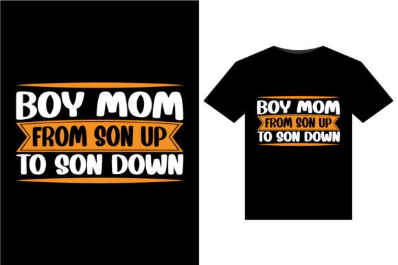 Boy Mom T-Shirt Designs: A Graphic Design Asset Review