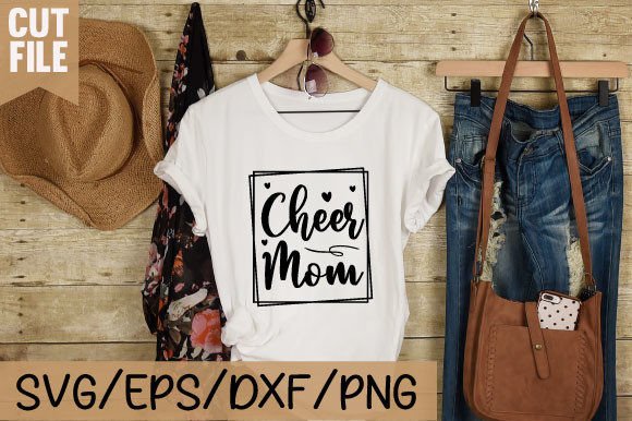 Cheer Mom SVG: Graphics for T-Shirt Designs