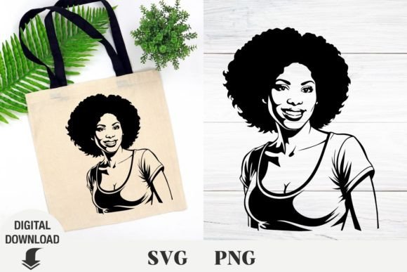 Juneteenth Afro Mom Graphics for Crafts