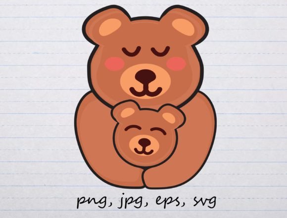 Mom and Baby Bear Graphics: A Designer's Review