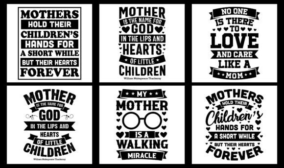 Mom SVG Bundle: 12 Graphics for T-Shirt Designs