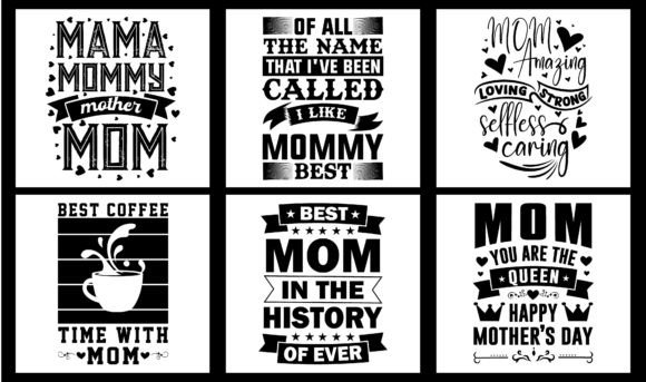 Mom SVG Bundle: Graphics for T-Shirt Designs