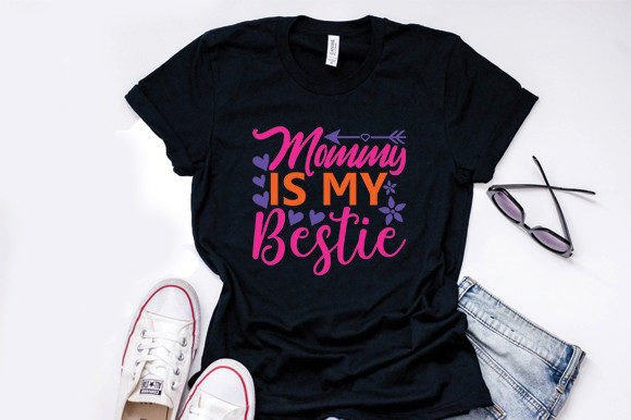 Mom Svg Design: Bestie Graphics for T-Shirt Designs