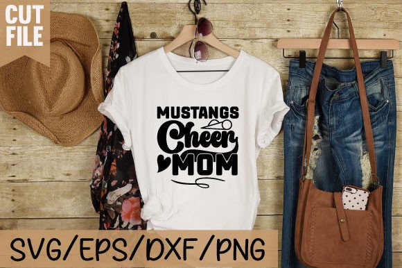 Review: Mustangs Cheer Mom SVG for Custom Apparel