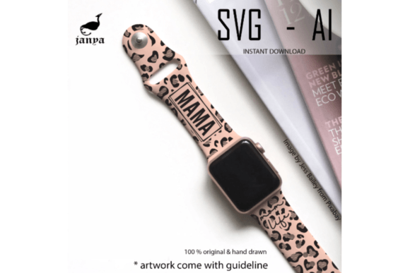 Valentine's Watch Band SVG: Graphics for Laser Engraving