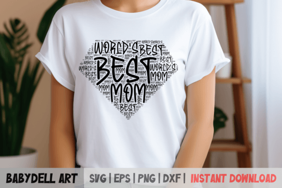 World's Best Mom SVG: Premium Graphics for Crafts